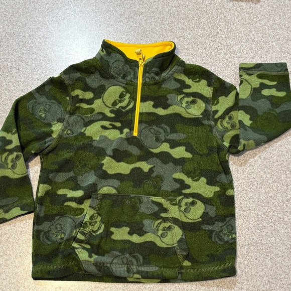 Arizona Boy’s Camouflage Fleece Pullover with Kangaroo pockets EUC Size 4T - Picture 4 of 4